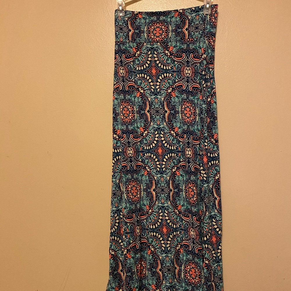 Cute Pattern Maxi Skirt